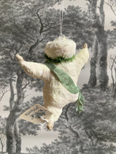 Laden Sie das Bild in den Galerie-Viewer, Spun Cotton Ornament Snowbaby "Holly Jolly"