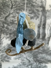 Laden Sie das Bild in den Galerie-Viewer, Spun Cotton Winter Ornament Ice Skate "Let It Snow"