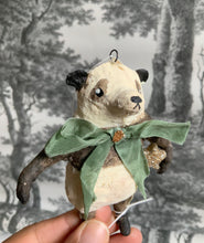 Laden Sie das Bild in den Galerie-Viewer, Spun Cotton Christmas Ornament Panda Bear with Star