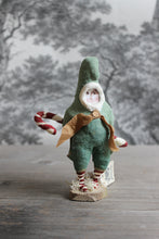 Laden Sie das Bild in den Galerie-Viewer, Standing Christmas Elf with Sugar Cane