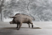 Laden Sie das Bild in den Galerie-Viewer, Spun Cotton Christmas Ornament Wild Boar