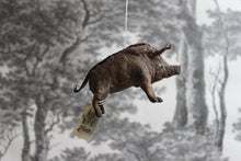 Laden Sie das Bild in den Galerie-Viewer, Spun Cotton Christmas Ornament Wild Boar