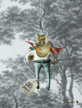 Laden Sie das Bild in den Galerie-Viewer, Spun Cotton Ornament Fox with Duck Pull Toy