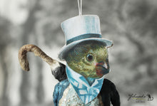 Laden Sie das Bild in den Galerie-Viewer, Spun Cotton Ornament Songbird Canary with Umbrella
