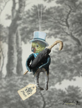 Laden Sie das Bild in den Galerie-Viewer, Spun Cotton Ornament Songbird Canary with Umbrella