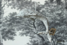 Laden Sie das Bild in den Galerie-Viewer, Dolphin with Glitter Spun Cotton Figurine