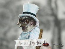 Laden Sie das Bild in den Galerie-Viewer, Spun Cotton Ornament Mr. Bird