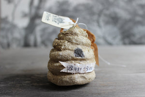 Spun Cotton Christmas Ornament Beehive