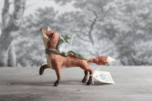 Laden Sie das Bild in den Galerie-Viewer, Spun Cotton Christmas Ornament Curious Fox