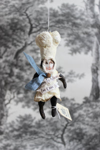 Spun Cotton Christmas Ornament Cook