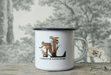 Laden Sie das Bild in den Galerie-Viewer, CUSTOMIZABLE Campfire Mug &quot;Labrador Retriever&quot;