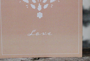 Post Card  "Lovebirds"