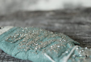 Fish with Glitter Spun Cotton Figurine