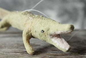 Spun Cotton Ornament Crocodile