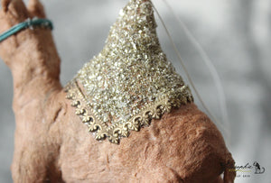 Spun Cotton Figurine Dromedar