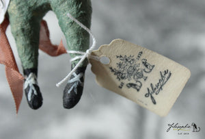 Spun Cotton Ornament Handsome Mr Duck