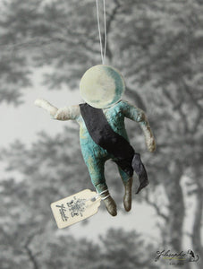 Spun Cotton Ornament Moon