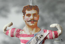 Laden Sie das Bild in den Galerie-Viewer, Spun Cotton Ornament &quot;Strong Man&quot;