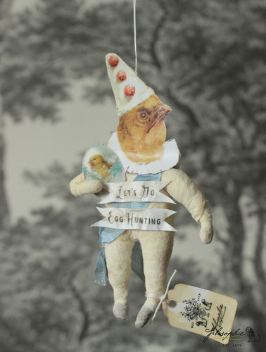 Spun Cotton Ornament Easter Chick