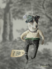 Laden Sie das Bild in den Galerie-Viewer, Spun Cotton Ornament Hunting Dog