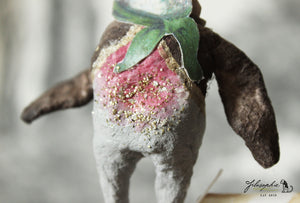 Spun Cotton Ornament Songbird Robin Wanderer