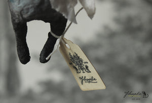 Spun Cotton Ornament Songbird Sailor