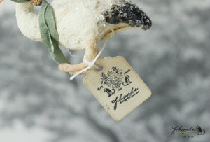 Pelican with Glitter Spun Cotton Figurine