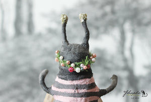 Standing Bee with Flower Crown