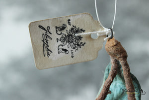 Spun Cotton Ornament Cherry
