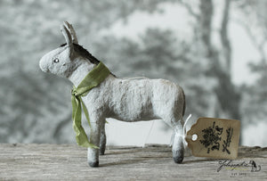 Spun Cotton Ornament Donkey
