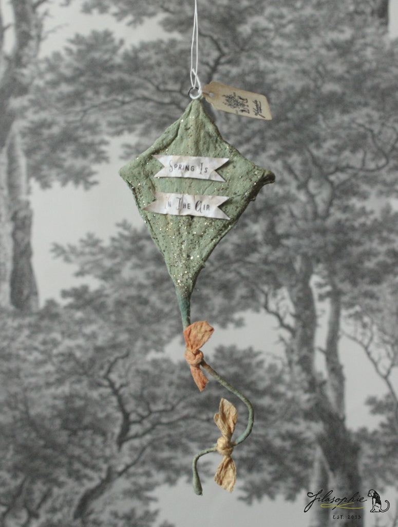 Spun Cotton Ornament Kite 