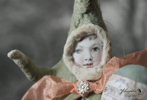 Standing Spring Elf with  Egg