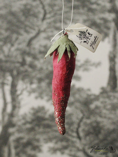 Spun Cotton Ornament Chili