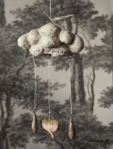 Spun Cotton Ornament Cloud 