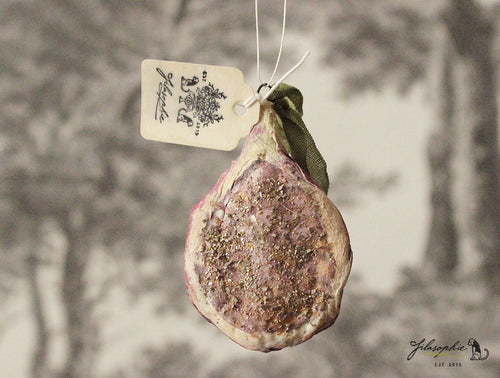 Spun Cotton Ornament Fig