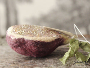 Spun Cotton Ornament Fig