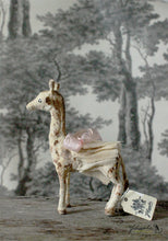 Laden Sie das Bild in den Galerie-Viewer, Spun Cotton Standing Figure Giraffe with Tutu Skirt