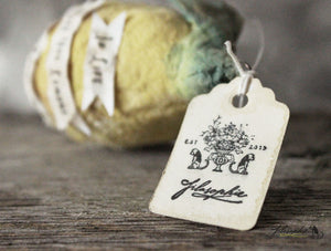 Spun Cotton Ornament Lemon with Quote