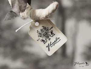 Spun Cotton Ornament Moon "Follow Your Dreams"