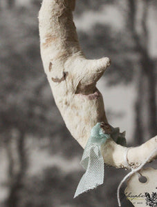 Spun Cotton Ornament Moon "Dream"