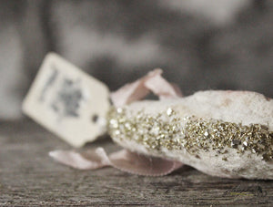 Spun Cotton Ornament Moon "Love"