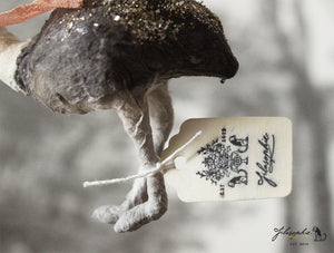 Spun Cotton Ornament Ostrich