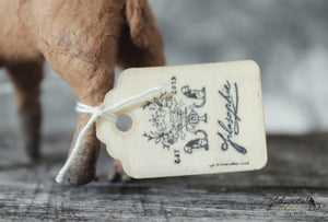 Brown Llama Spun Cotton Figurine